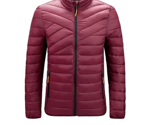 <b>Mens</b> Matte Finish Puffer Jacket Stand Collar Quilted <b>Winter</b> <b>Coat</b> Soft Filled <b>Warm</b> Casual Zip Front Outerwear Wholesale <b>Winter</b> - Product Image 6