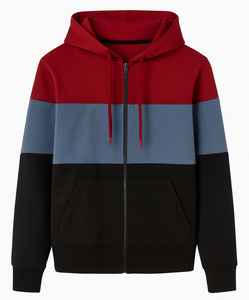 เสื้อฮู้ดซิปบุใยไผ่ 100% รุ่นใหม่ปี 2026 ราคาประหยัด บริการ OEM พิมพ์ลาย DTF กันยับ สำหรับผู้ชาย ใส่ในฤดูหนาว - Product Image 2