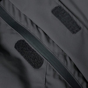 Nouvelle conception de veste coupe-vent imperméable personnalisée pour l'extérieur, avec demi-fermeture éclair et capuche, en polyester et nylon, pour moto, randonnée, veste décontractée pour hommes - Product Image 6