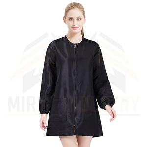 MIRAS INDUSTRY Mono de Trabajo Unisex de Poliéster, Manga Larga, Impermeable, Antipolvo, con Protección Contra Pinchazos, Fusión Sin Costuras, Negro - Product Image 5