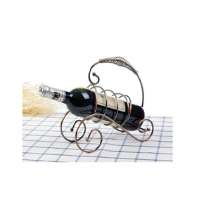 Accessoires de bar, porte-bouteilles en métal, décoration de la maison, porte-bouteilles de table, porte-bouteilles de comptoir, petit rangement pour bouteilles de vin, fait main - Product Image 3
