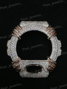 Reloj con Bisel de Diamantes Moissanite VVS, Estilo Hip Hop, Esfera y Caja Decoradas con Piedras - Product Image 1