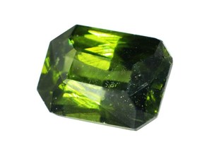 Pierre précieuse en zircon vert naturel, taille octogonale, pierre précieuse non montée pour la création de bijoux, collection de bagues et pendentifs - Product Image 3