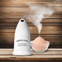 Inhalateur de sel de l'Himalaya artisanal de haute qualité, 100% naturel, sculpté, durable, pour thérapie respiratoire, vente en gros, Pure Letters