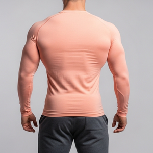 Camiseta de Manga Larga para Hombre con Cuello Doble en V, Transpirable, con Cuello Redondo - Product Image 5
