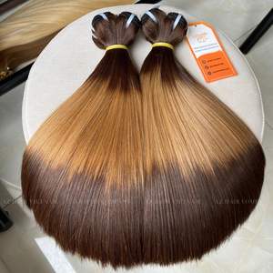 Tendencia 2024: Paquetes de Cabello Remy de Doble Trama al por Mayor, Liso Extremo, Donante Vietnamita, Negro Natural, 100g, 12A Virgen - Product Image 3