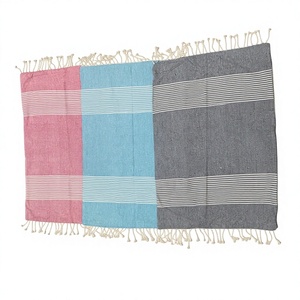 Toalla de Playa Fouta Desechable de Secado Rápido, Tejida y Comprimida, 100% Algodón Ecológico - Product Image 1