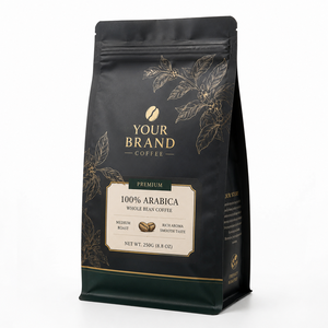 Bolsas de Café con Fondo Cuadrado de Marca Privada, Estructura Laminada PET/PA/AL/CPP, Cierre Superior con Cremallera, Impresión por Serigrafía - OEM/ODM - Product Image 6