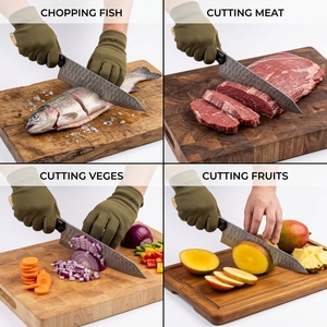 Couteau de Chef en Acier Damas Martelé avec Manche en Résine Osseuse, Couteau de Cuisine Forgé à la Main, Vente en Gros Fabricant - Product Image 2