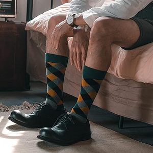 Premium Quality Men's <b>Winter</b> Casual <b>Socks</b> Breathable Comfortable Spandex/Nylon Knitted Customizable Snagging Resistance Custom - Product Image 6