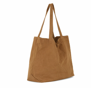 Sac fourre-tout écologique portable 100% coton pour femmes, logo imprimé en sérigraphie personnalisé, plusieurs tailles, sac de shopping réutilisable - Product Image 4