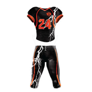 Vente d'usine, prix bas, vente en gros, uniforme de football américain, logo personnalisé, uniforme de football américain très vendu - Product Image 1