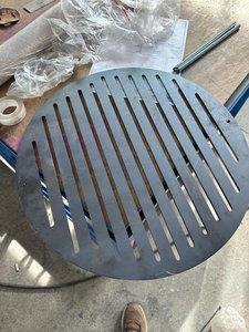 Standard Design Hammered Copper Parkway Round <b>Fire</b> Pit Top Quality Hanging Iron <b>Fire</b> Pit for Garden Decor - Product Image 2