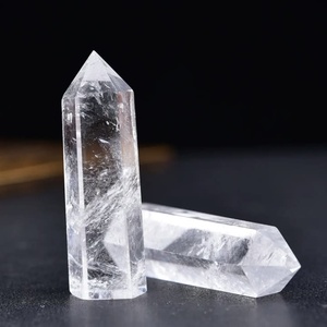 Oferta Especial: Ágata Ruhi, Cuarzo Transparente Pulido, Cristal en Forma de Torre para Reiki y Alivio de la Ansiedad, Decoración del Hogar - Product Image 4