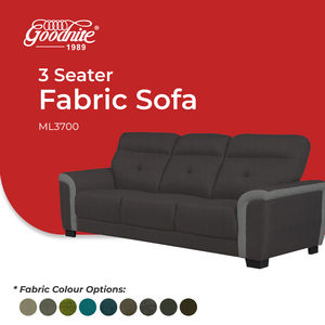 Canapé sectionnel en tissu Goodnite ML3700 3 places, mousse haute densité, design minimaliste, durable, écologique, pour la maison et l'hôtel - Product Image 5