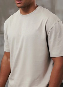 Camiseta de hombre de corte holgado con hombros caídos, oversize, de lavado pesado, manga corta, informal, con estampado gráfico, estilo streetwear. - Product Image 3