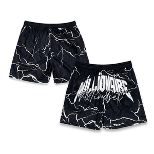 Factory Manufacture Custom Logo Sublimated Men's <b>Mesh</b> Shorts Solid Breathable Quick Dry Plus size Wholesale <b>Mesh</b> Shorts - Product Image 1