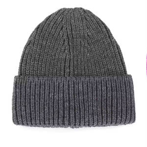 Custom Rubber Patch Logo Beanie Manufacturer Beanies Gorras Skull Cap Soft Cuffed Winter Warm Jacquard Elastic Knitted Hats - Product Image 1