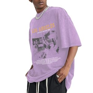 T-shirt Homme Manches Courtes Oversize Coupe Boxy Épaules Tombantes Décontracté Coton Ample Streetwear Imprimé Graphique Haut pour Homme Oversize Coupe Boxy - Product Image 3