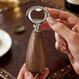 Ouvre-bouteille à manche en bois, outil de bar durable, adapté à un usage domestique, accessoire de bar et de service pour les clubs, fabriqué à la main en Inde - Product Image 6