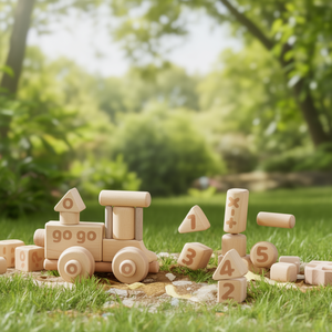 Nuevo Juguete de Bloques de Madera Natural para Niños - Product Image 2