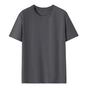 Camiseta Casual de Manga Corta con Cuello Redondo, Color Sólido, para Hombre y Mujer, 120g, Spandex/Poliéster, Secado Rápido, con Logotipo Personalizado - Product Image 4
