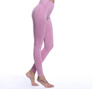 Leggings de yoga taille haute pour femme, effet ventre plat, sans couture, doux, respirants, pour le sport, la course et la gym