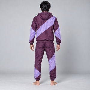 Ensemble de survêtement en nylon pour hommes, personnalisé, léger, pour l'entraînement sportif, deux pièces, vente en gros - Product Image 4