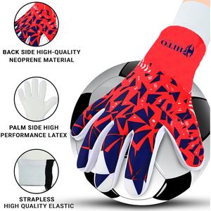 Guantes de Portero Personalizados de Fabricación Propia, Palma Delantera de Látex Giga de 4 mm, Dorso de Neopreno con Rodamiento Negativo, Correa Extraíble - Product Image 3