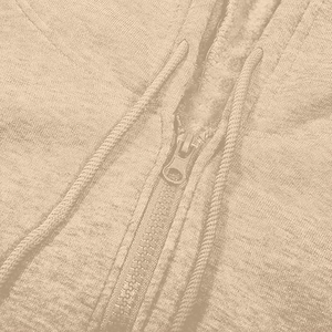 Survêtement beige à capuche pour homme, manches longues, cordon de serrage, poches latérales, imprimé décontracté, respirant, couleur unie, tenue d'automne, 2 pièces - Product Image 4