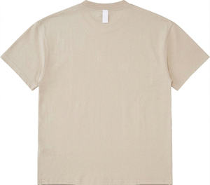 Camiseta Oversize Personalizada de Algodón 100% de Alto Gramaje para Hombre, Anti-Pilling, Transpirable, Color Caqui, Estilo Urbano, Hombro Caído, Lisa, OEM - Product Image 4