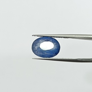 Zafiro azul ovalado natural de 6.59 quilates de Sri Lanka, piedras preciosas sueltas para la fabricación de joyas y anillos BSOH-56 - Product Image 2