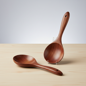 Mini Cuchara de Madera de Diseño Bohemio con Mango Largo, Madera Natural Ecológica Hecha a Mano, Capacidad de 30 ml, Cuchara Pequeña para Té, Café y Sal - Product Image 2