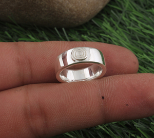 Bague fine minimaliste en argent sterling 925 plaqué, empilable, pour femme, style simple et discret - Product Image 4