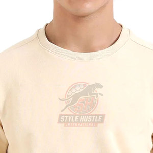 Sudaderas de Manga Larga con Cuello Redondo para Hombre, Transpirables, de Algodón, Talla Grande, Sudaderas Básicas al por Mayor - Product Image 5