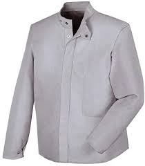 Veste de soudage pour hommes à col montant et fermeture boutonnée, style sportif, cousue à la machine, personnalisable avec votre marque - Product Image 3