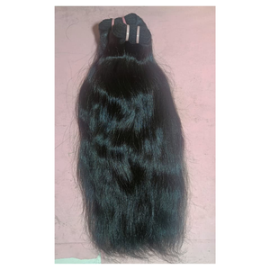 Premium Genius Weft 100% Natural Black Virgin Indian Hair Temple Sourced <b>Body</b> <b>Wave</b> and Kinky Straight Human Hair - Product Image 3