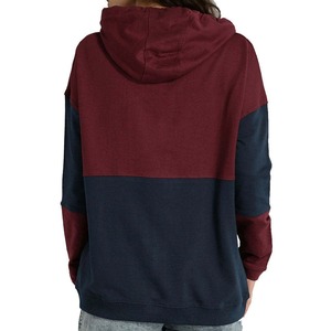 High Quality Custom Color Block Oversized <b>Women</b> <b>Hoodies</b> <b>Long</b> Sleeve Casual Drawstring Sweatshirt Streetwear Winter Hoody Tops - Product Image 3
