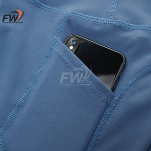 Leggings de yoga en Spandex à taille élastique, effet push-up fessier, gainant le ventre, pour fitness et entraînement, ODM - Product Image 6