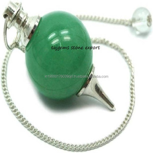 Venta al por mayor de piedras naturales, cristales curativos, ágata, Ojo de Tigre, esfera, bola, piedras preciosas, Péndulo de radiestesia a la venta - Product Image 6