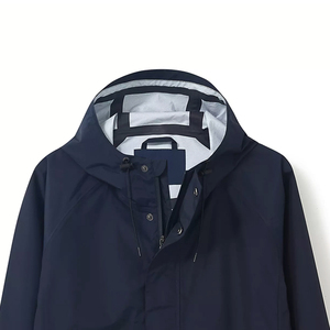 <b>Men's</b> Waterproof Rain <b>Jacket</b> with Hood, Breathable Lightweight Windbreaker for Outdoor Hiking and Travel - Product Image 4