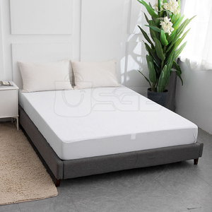 Durable Terry Mattress Protector (<b>Bed</b> Mat) Knitted Waterproof Back Coating Breathable Surface Eco-Friendly Luxury Design Smooth - Product Image 3