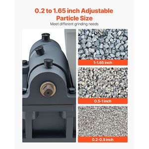 Concasseur à mâchoires 2,2 kW haute puissance pour roches et pierres, port d'alimentation 6,10x5,12 pouces, vitesse 1740 tr/min - Product Image 4
