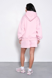 Custom DTF Womens Hoodie Shorts <b>Set</b> Polyester Cotton Casual Streetwear Personalized Print OEM <b>Lounge</b> Matching <b>Two</b> <b>Piece</b> <b>Set</b> - Product Image 5