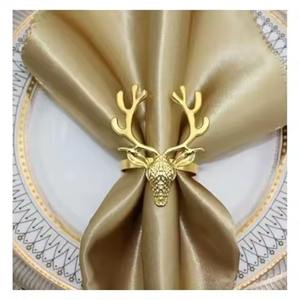 Anillo de Servilleta Metálico Decorativo para Mesa de Comedor, Decoración para Bodas, Celebraciones y Banquetes - Product Image 1