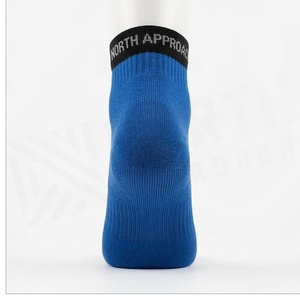 North Approach Ankle <b>Socks</b> Blue Breathable <b>Running</b> <b>Socks</b> for Adults Summer Season Letter Pattern Knitted Sport <b>Socks</b> - Product Image 2