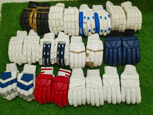 Gants de cricket en cuir PU durables à marque privée, coloris personnalisés, ODM, vente en gros, épaisseur 50 mm, main droite/gauche - Product Image 6