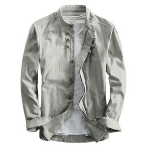 Camisas de Hombre 2023 Moda Camisa Vaquera de Mezclilla para Hombre Camisas Casuales de Manga Larga de Algodón para Otoño - Product Image 4