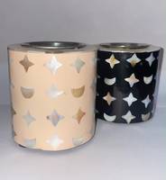 Brûleur d'encens en bois décoratif spécial Ramadan, incrustation de nacre et d'os, motif lune et étoile, Bakhoor Mubkhar Madkhan