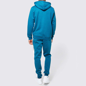 Conjunto de Chándal con Capucha y Cremallera para Hombre, Personalizado, de Peso Pesado, con Bloques de Color Estampados, 2 en 1, Nueva Moda, Ropa Urbana de Invierno, Transpirable, de Secado Rápido, 100% - Product Image 2